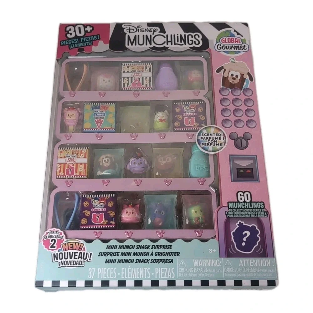 Disney Munchlings Global Gourmet Series 2 Mini Munch Snack Surprise Set NIB